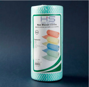 NONWOVEN FABRIC GREEN COLOR HOUSEHOLD CLEANING WIPES
