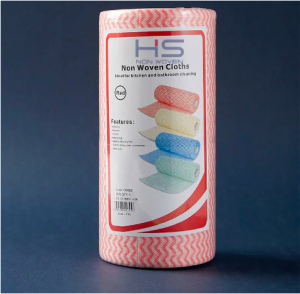 NONWOVEN FABRIC RED COLOR HOUSEHOLD CLEANING WIPES