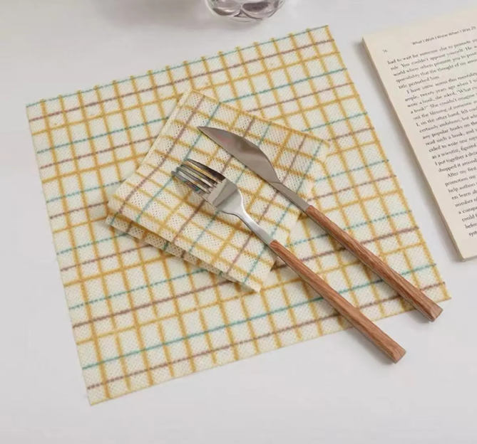 Printing Nonwoven Cleaning Kitchen Wipes for Household (2)